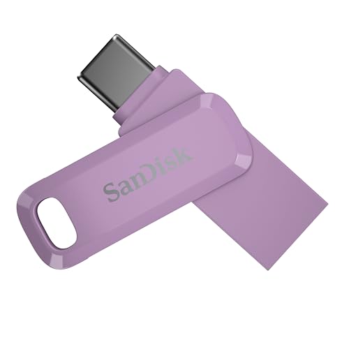Image of SANDISK 2TB Ultra Dual Drive Go for USB Type-C Devices - Compatible with Laptops and Tablets - Up to 400MB /s - USB 3.2 Gen 1, SANDISK App Compatible - Lavender - SDDDC3-2T00-G46L