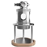 Cafetera manual de acero inoxidable con manómetro, extracción rápida de 16 bares, diseño desmontable para el hogar y camping