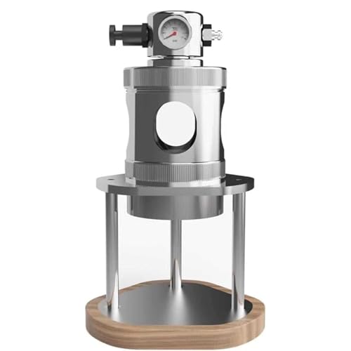 Macchina da caffè manuale a pressione d'aria, macchina per caffè espresso, in acciaio inox, con manometro, estrazione rapida 16 bar, design staccabile, per casa, campeggio