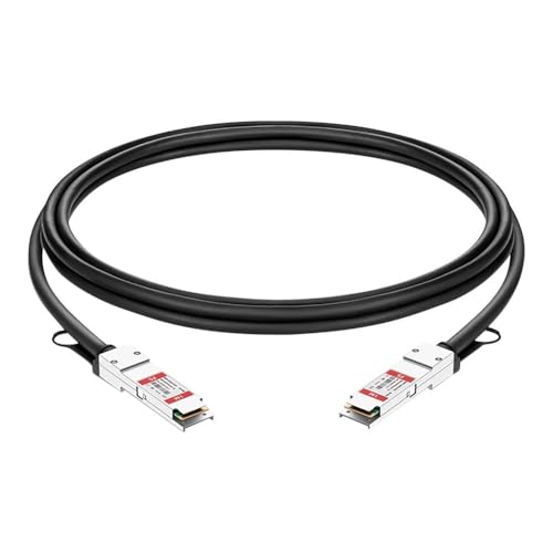 Image of Micro Center NVIDIA Certified DGX Spark Stacking Cable QSFP /CX7, QSFP to QSFP112, 32AWG, 400mm (1.3ft), LSZH