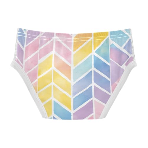 KLL Jamaican Color Zigzag Pattern Little Boys Soft Underwear Cute Children Panties2