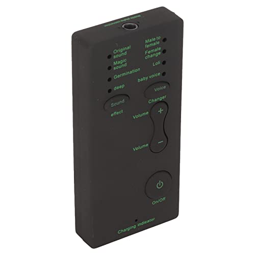 Changeur de voix, convertisseur de voix portable multifonction avec 7 effets sonores, réglable, pour téléphone portable, plug and play facile