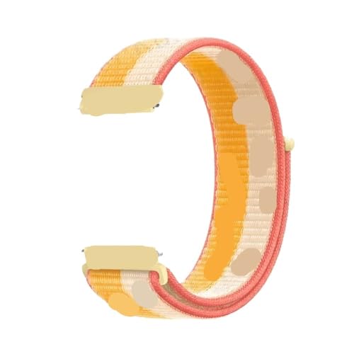 MEVMEVGNLN Fit For Samsung For Galaxy Watch 6/5/4/5pro/4/6 /active 2 �p�o���h�AFit For Huawei GT �p�i�C�������[�v�X�|�[�c�u���X���b�g(69 beige,20mm wat