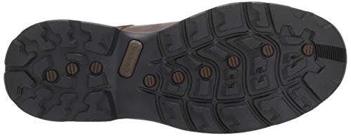 Timberland PRO Bota industrial masculina Flume, cano médio, biqueira de aço, impermeável, Marrom, 12