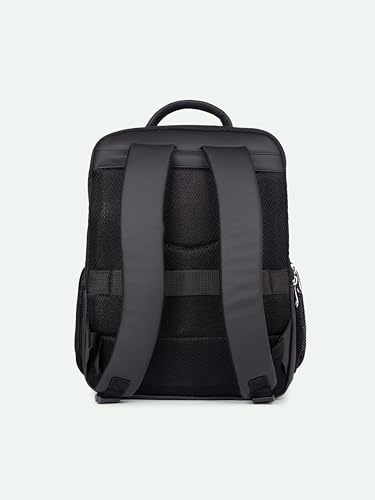 Image of ZOUK Vegan Leather Men's Pro backpack |Laptop Backpack 15.6 Inch | Large 18.7 L | Travel Backpacks | Weekender trip rucksack |Trekking