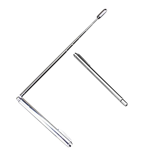 balacoo Practical Divining Rods 2pcs Metal Dowsing Rods Antenna for Water Source Detecti