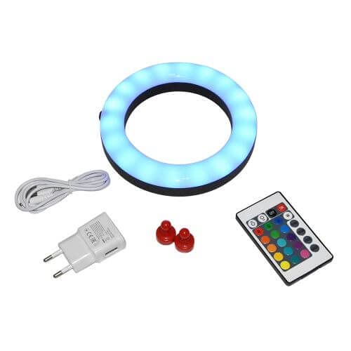 LED Ring Kohleteller ring Klebe Magnetisch NEU Shisha Wasserpfeife LED Hookah (Magnetisch) – Bild 3
