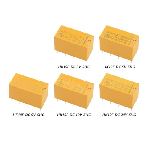 Relés de potencia de 8 pines HK19F para reparar circuitos de 12V con caídas de tensión 3