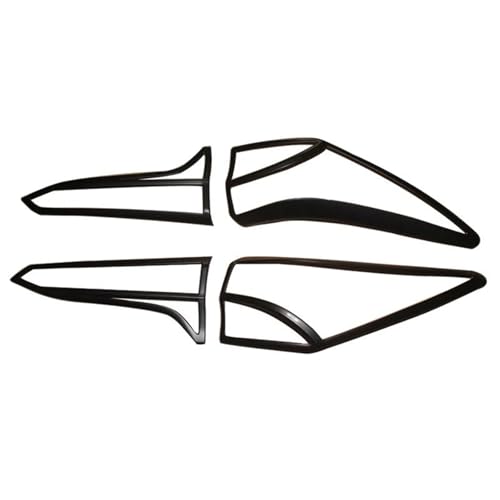 Feu arrière accessoires décoration ABS noir mat pour Fortuner 2016-2020