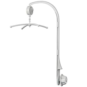 AFUNTA 26 Inch Baby Crib Mobiele Bed Bell Houder Muziek Box Houder Speelgoed Decoratie Hangende Arm Beugel Baby Bed…