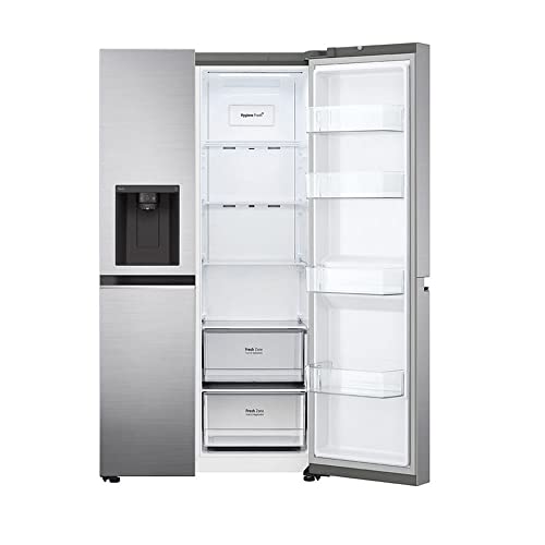 Refrigerador Smart LG Side By Side 611L Aço Escovado Uvnano 220V GC-L257SLP glide