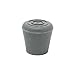 PCP Replacement Walker/Commode Tips, 7/8 inch / 2.2 cm Diameter (Gray, Set of 4)