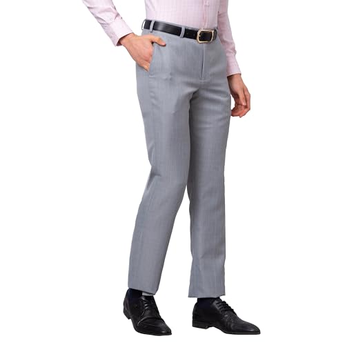Image of Park Avenue Men's Straight Fit Mid Rise Trouser