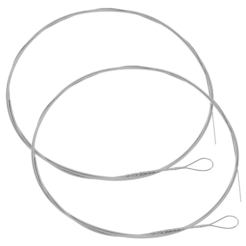 OFFSCH Metal Dulcimer Strings 2pcs Replacement Strings Stable Sound and Craftsmanship