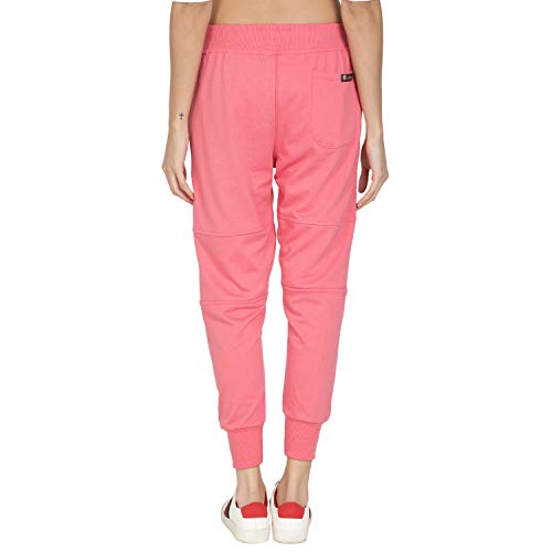 Image of UZARUS Women's Cotton Slim Fit Joggers Track Pants with 2 Zippered Pockets