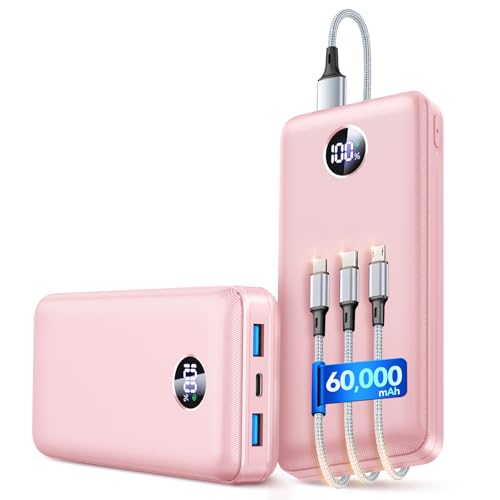 Portable Charger Power Bank - 60,000mAh Battery Pack, 22.5W...
