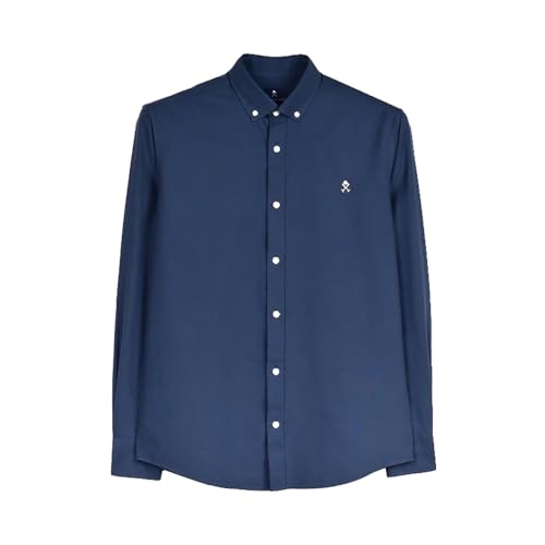 HARPER & NEYER Camisa Oxford Colours para Hombre en Color Azul (FR/ES, Letras, XL, Regular, Regular, Azul)