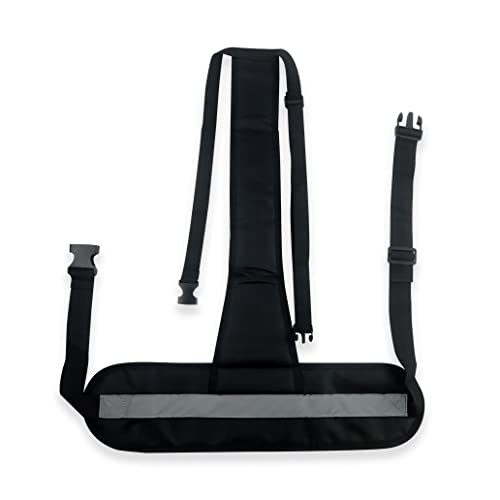 YdseozOA Cinturón de Seguridad para Silla Ruedas cinturón retención Ajustable Antideslizante elástico Transpirable cinturón Seguridad para Personas Mayores Accesorios para sillas Ruedas(Negro)