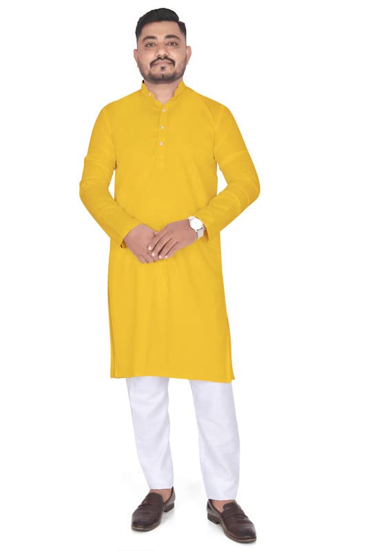 Moudlin Stylish Only Kurta for Men for Special Occasions-Ethnic Wear for Men