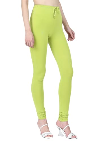 Image of Robinbosky Cotton Churidhar Leggings for Women - Stylish, Stretchable & Flattering Fit for All-Day Comfort