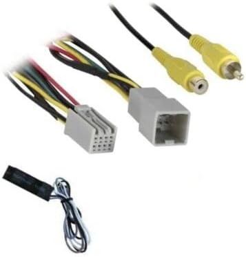 ASC Audio Adapter: Wire Harness to Retain OEM Backup Camera for Mitsubishi Lancer, Outlander, Outlander Sport (2014-2017)