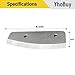 YhoBuy 4pcs 7 Inch Ice Auger Blades for Eskimo RB7, HD7 and Pistol Auger Strikemaster HT Nordic Legend..