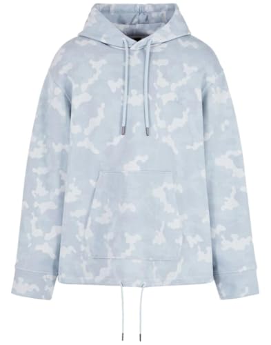 Armani Exchange Men's All Over Camo Print Pullover Hoodie Sweatshirt