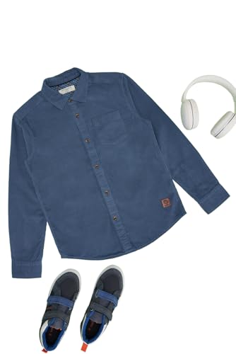 Image of Pantaloons Junior Boy's Solid Regular Fit Shirt