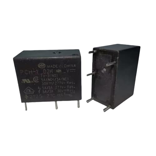 Relais PCH-124D2H 5 broches 24V en lot de 10 pièces pour circuit imprimé