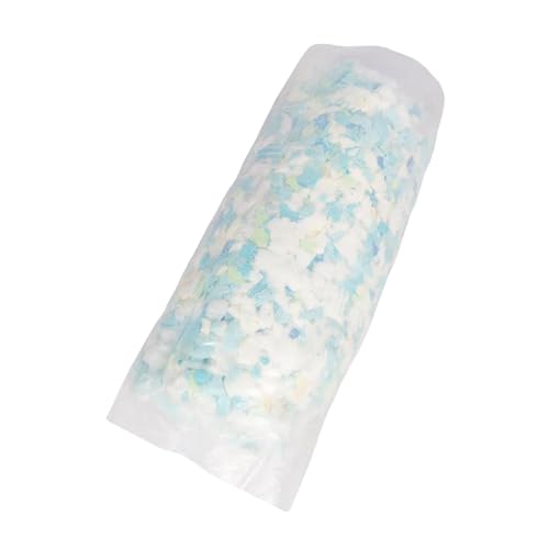 LOVIVER Relleno de Espuma viscoelástica triturada para pufs, Multiusos, Multicolor, para Manualidades, 1 Kg