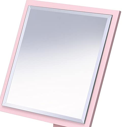 Espejo de maquillaje rectangular con marco HomeRoots miniatura 3