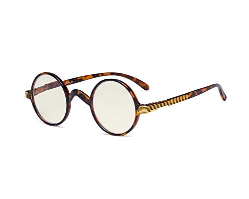 Image of Eyekepper Reading Glasses for Women Men, Blue Light Readers Round | Womens Circle Computer Cheaters, Mens Ladies UV /Bluelight Blocking Reader Eyeglasses,All-Day Comfort Spring Hinges for Screen