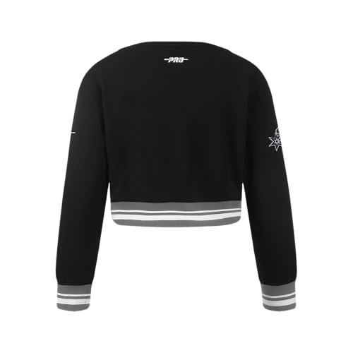 Image of Pro Standard Big Girls NBA Retro Classics Fleece Crewneck Sweatshirt