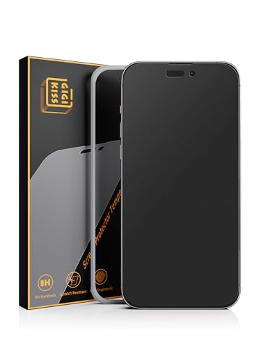 GIGIKISS 2 Pack Matte Screen Protector for iPhone 14 Pro -6.1 inch Anti Fingerprint Anti Glare Screen Protector Tempered Glass Easy Installation