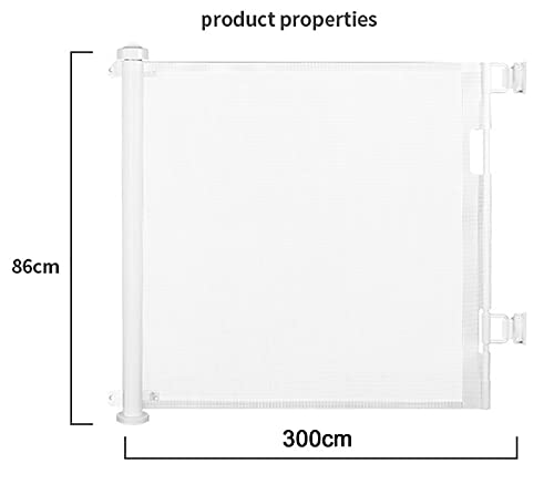 Barrière rétractable bébé 300 cm pour sécuriser les grandes ouvertures de maison - 7