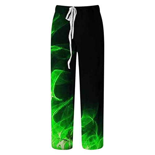 Pantalon de loisirs tendance pour homme en lin léger à taille élastique