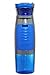Contigo AUTOSEAL Kangaroo Reusable Water Bottle with Storage Compartment, 24oz, Blue
