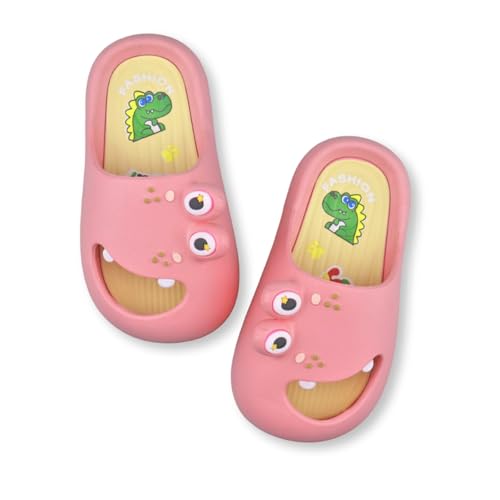 Image of Toddler Little Kids Slides Sandals Unicorn Dinosaur Bunny Beach Pool Shower Slides Anti-Skid Home Bath Slippers Cute Summer Outdoor Shoes for Girls and Boys