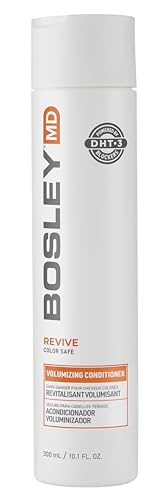 BosRevive Volumizing Conditioner for Thinning, Color/Chemically-Treated Hair – DHT Blocker, Sulfate-Free, Vegan, Biotin, Saw Palmetto & Rosemary – Thicker, Fuller Hair – 10.1 Fl Oz