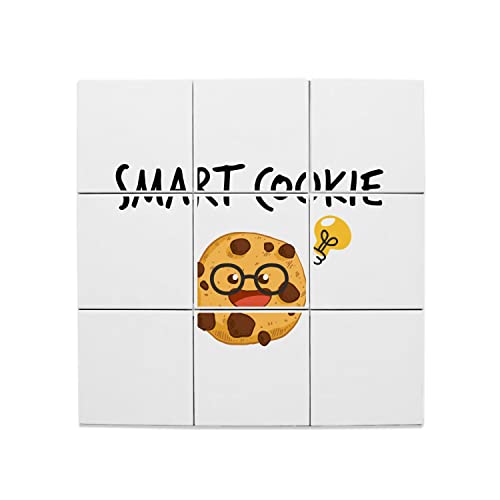 Carreaux Céramique Décoratifs Smart Cookie 15x15 cm Lot de 9 Déco Cuisine Food