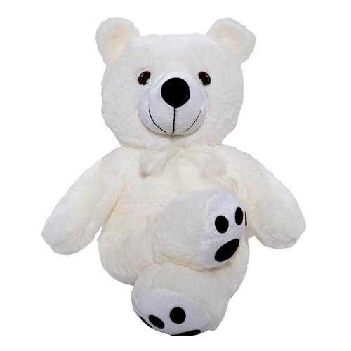 Image of Soft Teddy Bear 20 Inch (50 cm) - Adorable Huggable Plush Toy for Kids, Girls & Couples | Stuffed Animal Gift for Birthday, Valentine's Day & Home Decor Cream Color