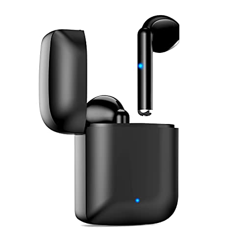 Wireless Earbuds, Bluetooth 5.0 Headphones in-Ear Deep Bass Wireless Earbuds with Microphone Charging Case IP5 Waterproof Earphones for iPhone Android