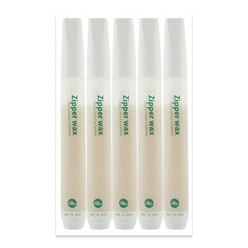 Cire pour fermeture éclair LEONIS set de 5 bâtonnets entretien glissière 78108