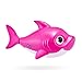Robo Alive Junior Baby Shark New Silicon Fins Version Singing and Swimming Mommy Shark (Pink) by ZURU