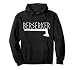 Ascia del patrimonio vichingo norreno Berserker Felpa con Cappuccio