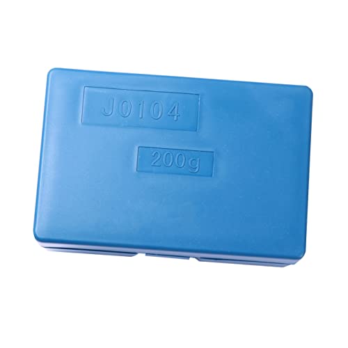 KICHOUSE Balancing Scale Weights Set 200g Calibration Weights with Tweezers 10mg-100g Range for Scientific Measurement