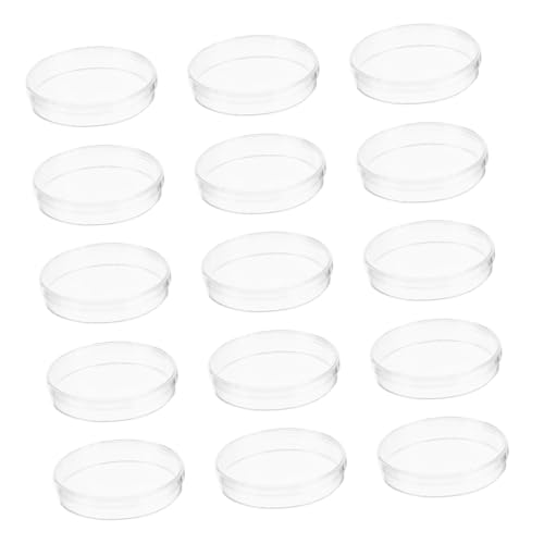 NAMOARLY 20pcs Laboratory Culture Plate Culture Plate for Dishes Science Lab Equipment Laboratory Dish Laboratory Cell Culture Plate Plates Transparent Plastic