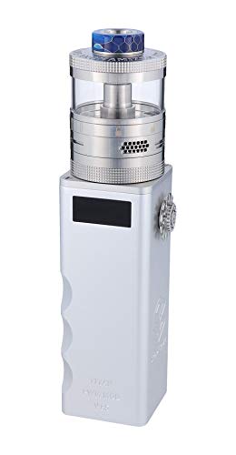 Steam Crave, Titan E Zigarette bis 84 Volt Ausgangsleistung Verdampfer als RDA und RDTA nutzbar, Silber, 1 stück – Bild 5
