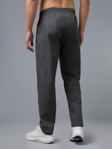 Image of TECHNOSPORT Men's Solid Slim Fit Sports Track Pants with TS LYTRA | Quick-Dry, Moisture-Wicking, UPF 50+ & Odour-Resistant Activewear for Gym, Running & Training