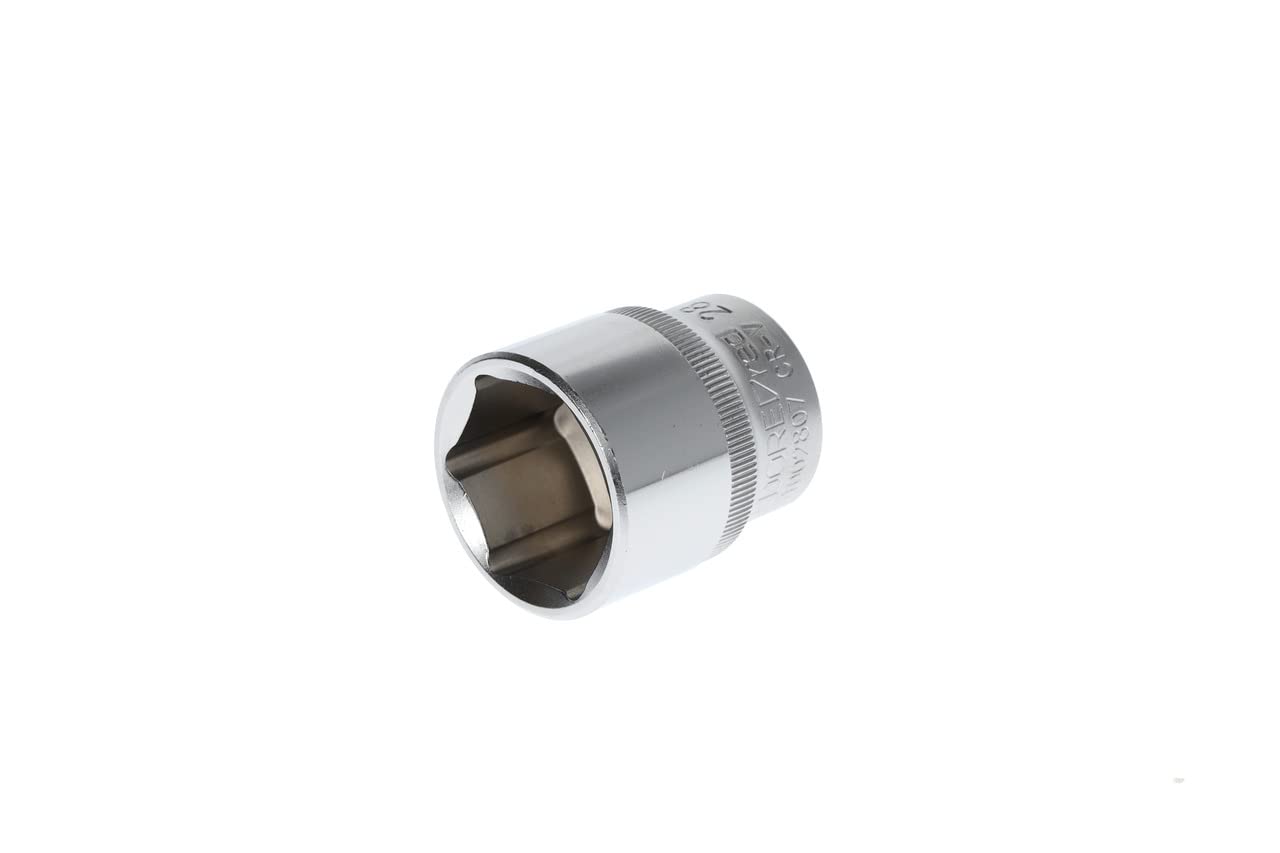 GEDORE red Socket, 1/2" 12.5 mm drive, hexagonal, 28 mm AF, Tool, R610002806, steel